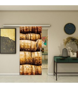Glasschiebetür SLIM-LINE - Fotoprint Model 255