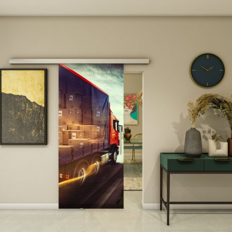 Glasschiebetür SLIM-LINE - Fotoprint Model 261