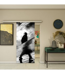Glasschiebetür SLIM-LINE - Fotoprint Model 271