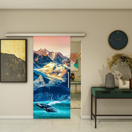 Glasschiebetür SLIM-LINE - Fotoprint Model 290