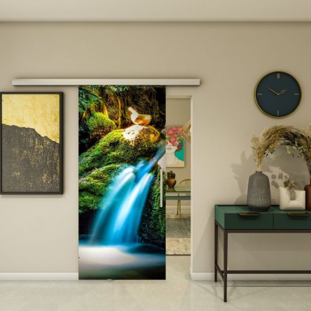 Glasschiebetür SLIM-LINE - Fotoprint Model 311