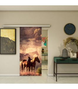 Glasschiebetür SLIM-LINE - Fotoprint Model 316