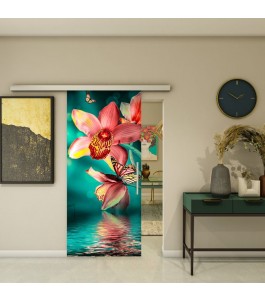 Glasschiebetür SLIM-LINE - Fotoprint Model 317