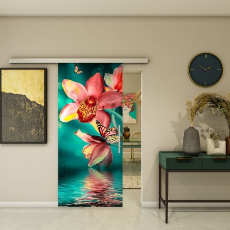 Glasschiebetür SLIM-LINE - Fotoprint Model 317
