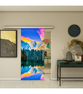 Glasschiebetür SLIM-LINE - Fotoprint Model 321