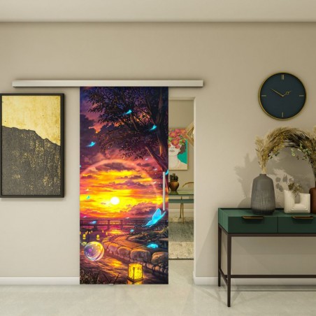 Glasschiebetür SLIM-LINE - Fotoprint Model 325