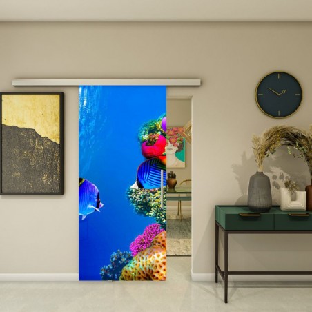 Glasschiebetür SLIM-LINE - Fotoprint Model 332