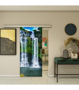 Glasschiebetür SLIM-LINE - Fotoprint Model 339