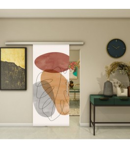 Glasschiebetür SLIM-LINE - Fotoprint Model 345