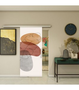 Glasschiebetür SLIM-LINE - Fotoprint Model 347