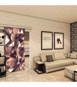 Glasschiebetür SLIM-LINE - Fotoprint Model 4