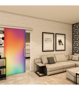 Glasschiebetür SLIM-LINE - Fotoprint Model 5