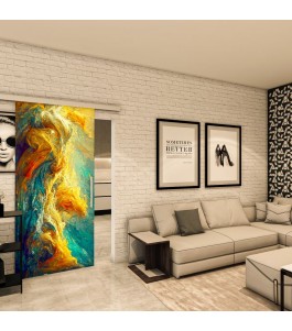 Glasschiebetür SLIM-LINE - Fotoprint Model 9