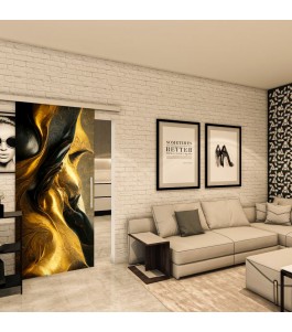 Glasschiebetür SLIM-LINE - Fotoprint Model 10