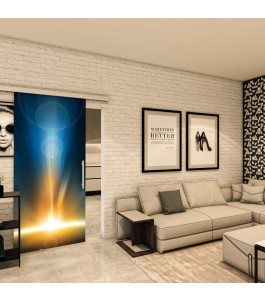 Glasschiebetür SLIM-LINE - Fotoprint Model 28