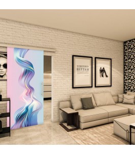 Glasschiebetür SLIM-LINE - Fotoprint Model 34