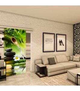 Glasschiebetür SLIM-LINE - Fotoprint Model 41