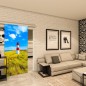 Glasschiebetür SLIM-LINE - Fotoprint Modell 148