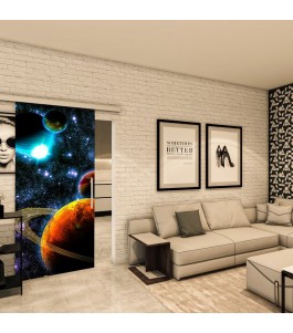 Glasschiebetür SLIM-LINE - Fotoprint Model 214