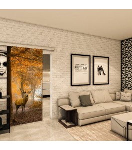 Glasschiebetür SLIM-LINE - Fotoprint Model 236