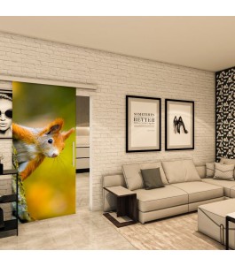 Glasschiebetür SLIM-LINE - Fotoprint Model 237