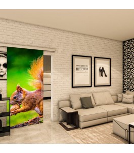 Glasschiebetür SLIM-LINE - Fotoprint Model 246