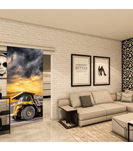 Glasschiebetür SLIM-LINE - Fotoprint Model 260