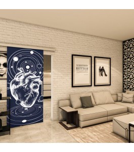 Glasschiebetür SLIM-LINE - Fotoprint Model 268