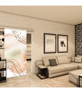 Glasschiebetür SLIM-LINE - Fotoprint Model 294