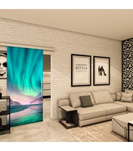 Glasschiebetür SLIM-LINE - Fotoprint Model 300