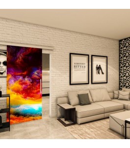 Glasschiebetür SLIM-LINE - Fotoprint Model 340