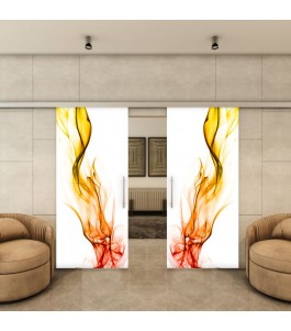 Glasschiebetür SLIM-LINE - Fotoprint Model 2