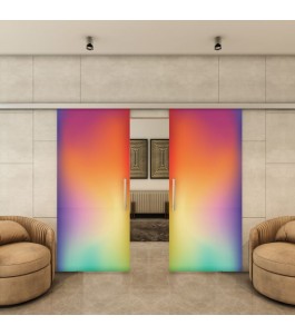 Glasschiebetür SLIM-LINE - Fotoprint Model 5