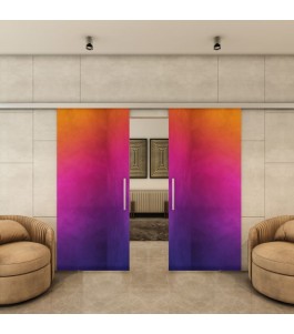 Glasschiebetür SLIM-LINE - Fotoprint Model 7