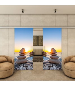 Glasschiebetür SLIM-LINE - Fotoprint Model 36