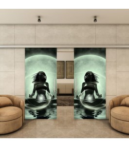 Glasschiebetür SLIM-LINE - Fotoprint Model 38