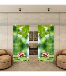 Glasschiebetür SLIM-LINE - Fotoprint Model 42