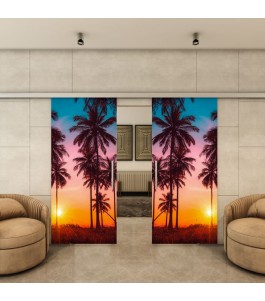 Glasschiebetür SLIM-LINE - Fotoprint Model 63