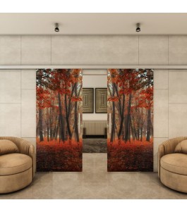 Glasschiebetür SLIM-LINE - Fotoprint Model 67