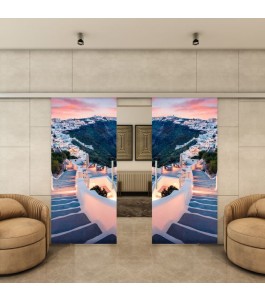 Glasschiebetür SLIM-LINE - Fotoprint Model 126