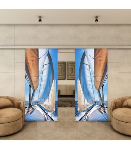 Glasschiebetür SLIM-LINE - Fotoprint Model 137
