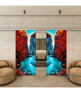 Glasschiebetür SLIM-LINE - Fotoprint Model 170