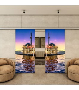 Glasschiebetür SLIM-LINE - Fotoprint Model 209