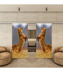 Glasschiebetür SLIM-LINE - Fotoprint Model 245