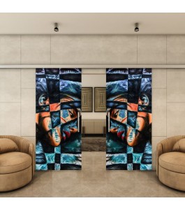 Glasschiebetür SLIM-LINE - Fotoprint Model 269