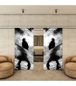 Glasschiebetür SLIM-LINE - Fotoprint Model 271