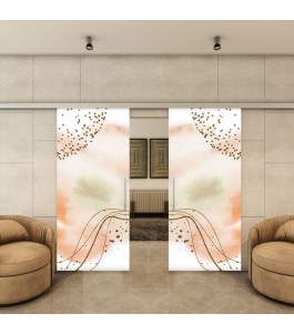 Glasschiebetür SLIM-LINE - Fotoprint Model 294