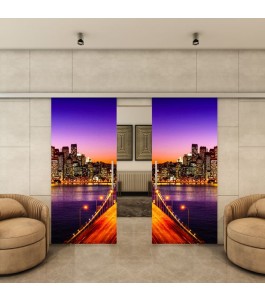 Glasschiebetür SLIM-LINE - Fotoprint Model 329