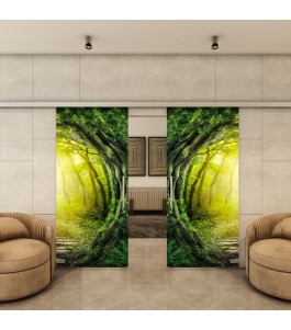 Glasschiebetür SLIM-LINE - Fotoprint Model 348