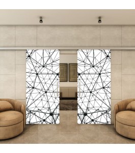 Glasschiebetür SLIM-LINE - Fotoprint Model 350